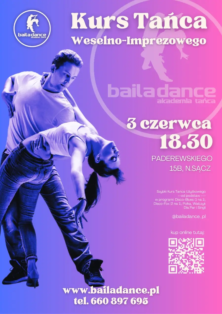 Kurs Tańca Weselnego od 3 czerwca 2025
