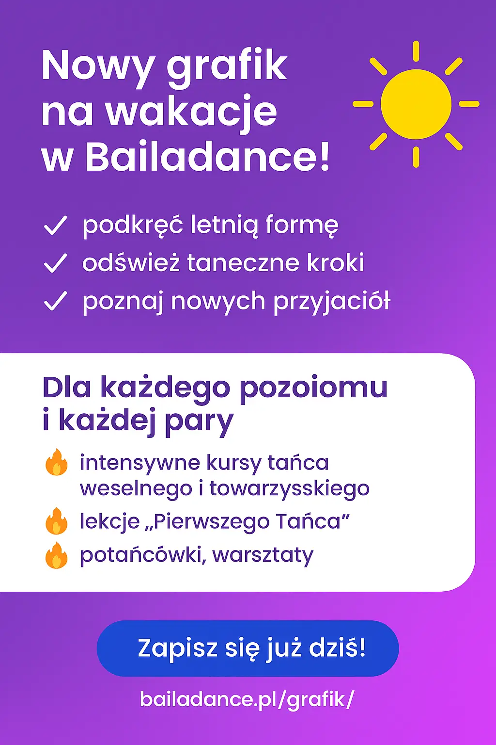 kurs-tańca-nowy-sacz-wakacyjny-grafik-2025
